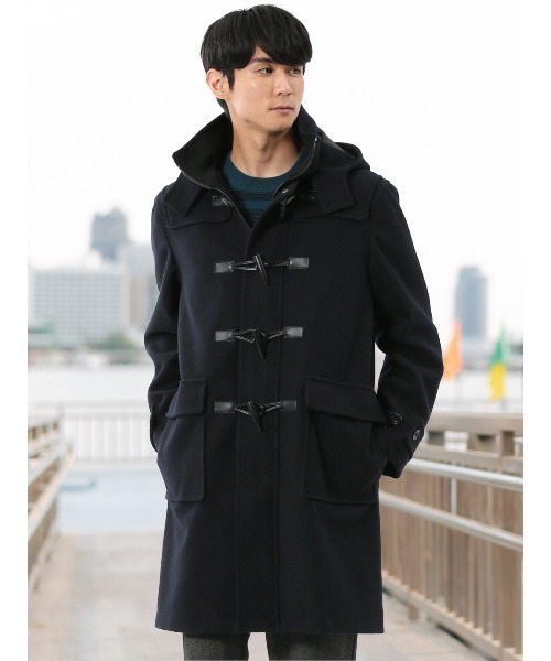 セール】【ストレッチ メルトン】タカキュー ダッフルコート（ダッフル