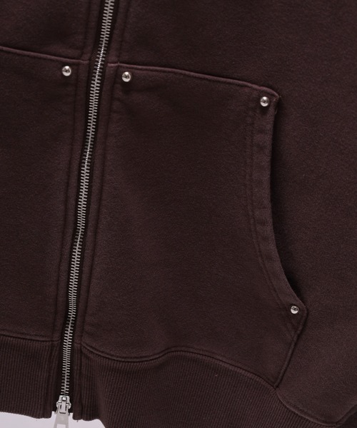 bike star(バイクスター)の「RESHAM トライバル刺繍ZIPパーカー(パーカー・メンズ・ピンク/ブラウン/チャコールグレー・M/L)」の15枚目の写真