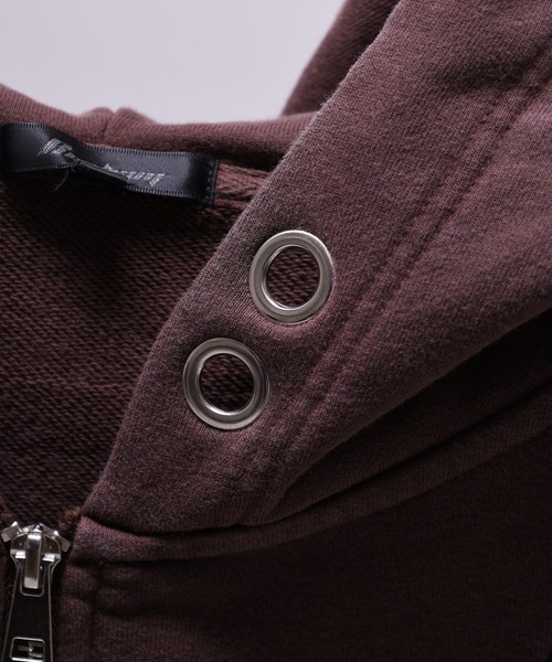 bike star(バイクスター)の「RESHAM トライバル刺繍ZIPパーカー(パーカー・メンズ・ピンク/ブラウン/チャコールグレー・M/L)」の12枚目の写真