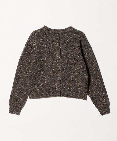 A DAY IN THE LIFE UNITED ARROWS(アデイインザライフユナイテッドアローズ)の「メランジ 2WAY カーディガン <A DAY IN THE LIFE>(カーディガン/ボレロ・レディース・オレンジ/ダークブラウン/グレー系・FREE)」の3枚目の写真