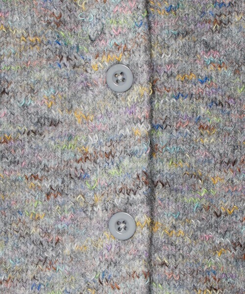 A DAY IN THE LIFE UNITED ARROWS(アデイインザライフユナイテッドアローズ)の「メランジ 2WAY カーディガン <A DAY IN THE LIFE>(カーディガン/ボレロ・レディース・オレンジ/ダークブラウン/グレー系・FREE)」の10枚目の写真