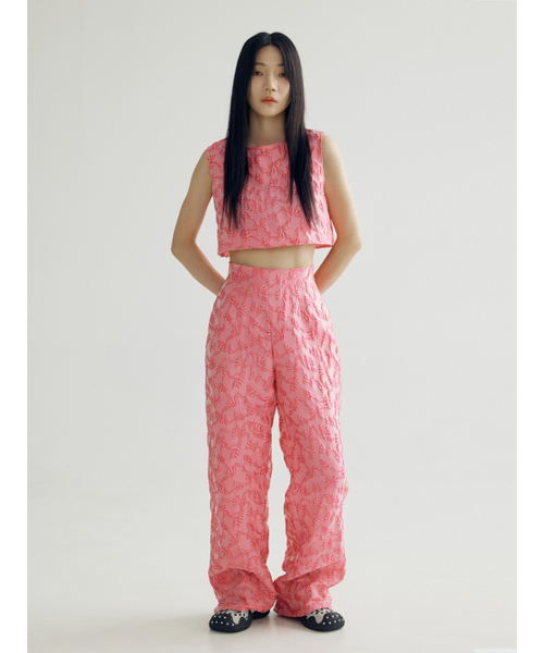 BOMNAL BOUTIQUE(ボムナルブティック)の「リボンブラウス _ ピンク(シャツ/ブラウス・レディース・その他・SMALL/MEDIUM)」の3枚目の写真
