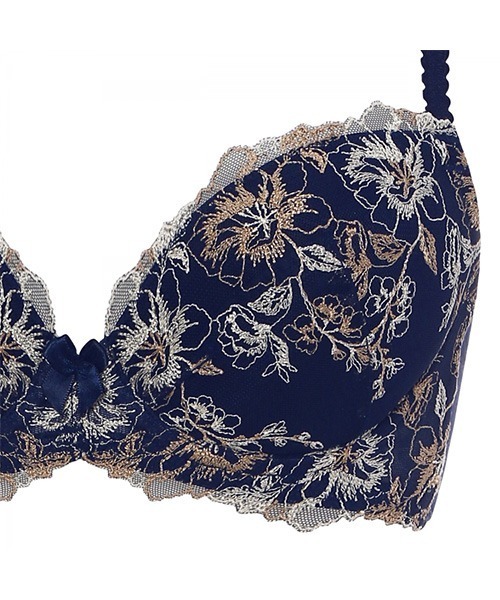 Triumph(トリンプ)の「【カラバリ豊富!WEB限定ブラ&ショーツセット】トリンプ 美胸ソフトブラ クラッシーペタルズ【B,C,D,E,Fカップ】WHU + Hikini 34 Y3 S1 RL1(ブラ&ショーツ・レディース・アイボリー/グリーン/ネイビー/ライトイエロー/グレイッシュブルー/オレンジ・C65M/B75M/B70M/B65M/E75L/E70M/E65M/D80L/D75L/D70M/D65M/C80L/C75L/C70M/F70M/F65M/E80L/F80L/F75L)」の16枚目の写真