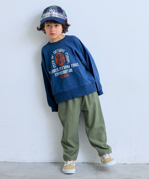 Life Support Products(ライフサポートプロダクツ)の「ジャパニーズプリントトレーナー(スウェット・キッズ・杢グレー/ブルー/エメラルド/オフホワイト/ホワイト系その他/グリーン/レッド/ネイビー/マスタード/チャコール・100/95/90/80/110/150/140/130/120)」の22枚目の写真