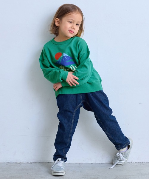 Life Support Products(ライフサポートプロダクツ)の「ジャパニーズプリントトレーナー(スウェット・キッズ・杢グレー/ブルー/エメラルド/オフホワイト/ホワイト系その他/グリーン/レッド/ネイビー/マスタード/チャコール・100/95/90/80/110/150/140/130/120)」の18枚目の写真