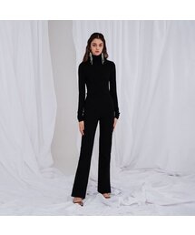 MAKE A TOAST（メイクアトースト）の「SLIT SLIM SLACKS BLACK（スラックス）」