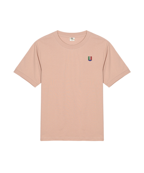 GRAIN DE BEAUTE（グランデボーテ）の「BACK LOGO T-SHIRT 01 [INDY PINK]（Tシャツ/カットソー・レディース・ピンク・S/M/L/XL）」の4枚目の写真