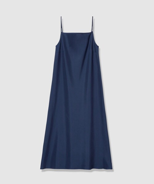 ANAYI（アナイ）の「ボタニカルサテンプリントタック ワンピース（ワンピース・レディース・ホワイト/ネイビー・34/38/36）」の12枚目の写真