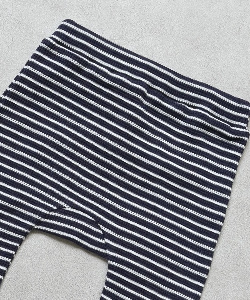LSP WOW（エルエスピーワオ）の「【LSP WOW!】WOW!サイズアウトしないワッフルボーダーモンキーパンツ（その他パンツ・キッズ・ブラウン系その他/ブルー系その他/ブラック系その他・95/90/80）」の12枚目の写真