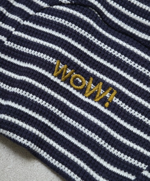 LSP WOW（エルエスピーワオ）の「【LSP WOW!】WOW!サイズアウトしないワッフルボーダーモンキーパンツ（その他パンツ・キッズ・ブラウン系その他/ブルー系その他/ブラック系その他・95/90/80）」の13枚目の写真