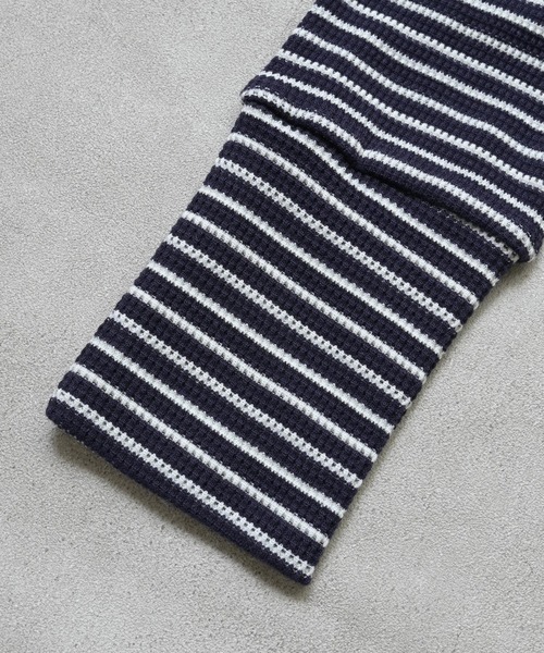 LSP WOW（エルエスピーワオ）の「【LSP WOW!】WOW!サイズアウトしないワッフルボーダーモンキーパンツ（その他パンツ・キッズ・ブラウン系その他/ブルー系その他/ブラック系その他・95/90/80）」の14枚目の写真