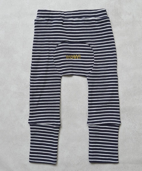 LSP WOW（エルエスピーワオ）の「【LSP WOW!】WOW!サイズアウトしないワッフルボーダーモンキーパンツ（その他パンツ・キッズ・ブラウン系その他/ブルー系その他/ブラック系その他・95/90/80）」の18枚目の写真