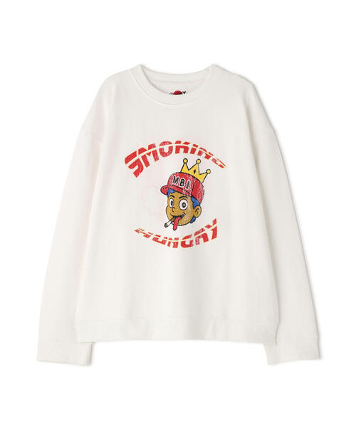 FR(13)NDS(フレンズ)の「FR(13)NDS /フレンズ/Smoking Min Boy SWEAT CREW(スウェット・メンズ・ネイビー/ホワイト系2・L/M)」の4枚目の写真