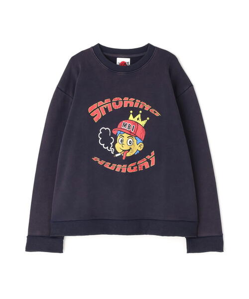 FR(13)NDS(フレンズ)の「FR(13)NDS /フレンズ/Smoking Min Boy SWEAT CREW(スウェット・メンズ・ネイビー/ホワイト系2・L/M)」の6枚目の写真