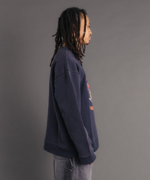 FR(13)NDS（フレンズ）の「FR(13)NDS /フレンズ/Smoking Min Boy SWEAT CREW（スウェット・メンズ・ネイビー/ホワイト系2・L/M）」の12枚目の写真
