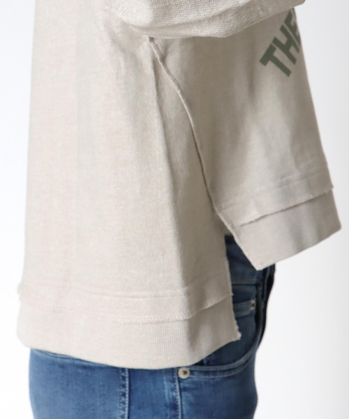 Cepica（セピカ）の「ショートLOGOショート丈プルオーバー（Tシャツ/カットソー・レディース・ピンク/ベージュ・FREE）」の9枚目の写真