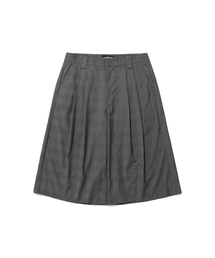 CHECK TAILORED SHORTS_GREY(NG2EMUPA63A)