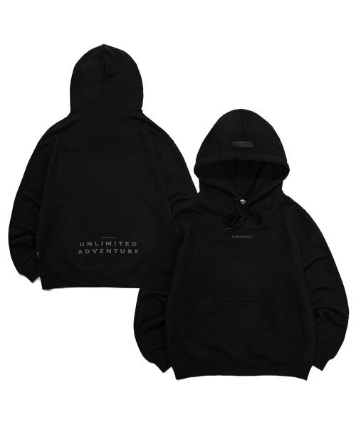 URBANAGE(アーバンエイジ)の「アンリミテッドオーバーフードブラック(パーカー・レディース・その他・MEDIUM/LARGE)」の3枚目の写真
