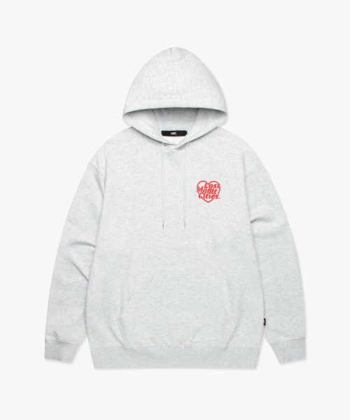 LMCの「HEART GLOBE HOODIE light heather gray(パーカー・レディース・その他・S/M/L/XL)」の2枚目の写真