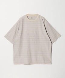 Steven Alan | <Steven Alan> オーガニックコットン マルチボーダー ショートスリーブ Tシャツ(Tシャツ/カットソー)