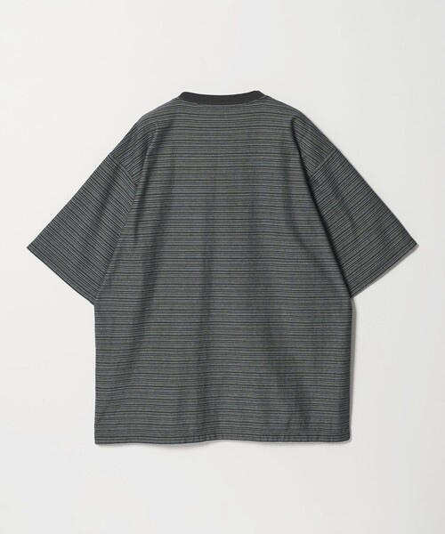 Steven Alan(スティーブンアラン)の「<Steven Alan> オーガニックコットン マルチボーダー ショートスリーブ Tシャツ(Tシャツ/カットソー・メンズ・ブラック/ブラウン/ナチュラル・L/M/S/XL)」の22枚目の写真