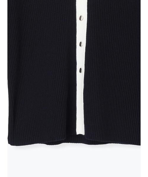 Te chichi(テチチ)の「リブVネックカーディガン《2026 spring catalog item》(カーディガン/ボレロ・レディース・レッド/ホワイト/ネイビー/ブラック・F)」の18枚目の写真