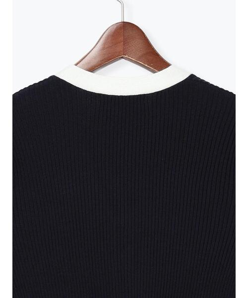 Te chichi(テチチ)の「リブVネックカーディガン《2026 spring catalog item》(カーディガン/ボレロ・レディース・レッド/ホワイト/ネイビー/ブラック・F)」の17枚目の写真