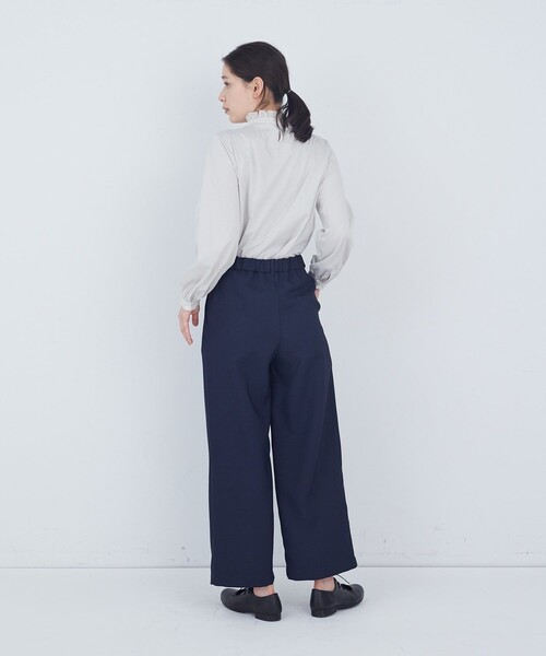 ADIEU TRISTESSE（アデュートリステス）の「タックストレートパンツ（その他パンツ・レディース・ネイビー/ブラック・38/40）」の5枚目の写真