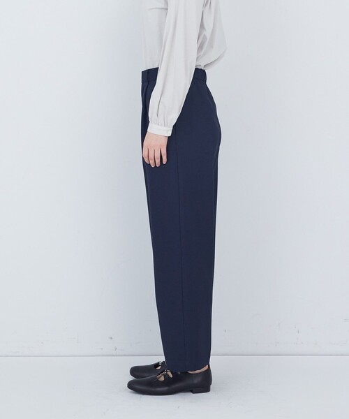 ADIEU TRISTESSE（アデュートリステス）の「タックストレートパンツ（その他パンツ・レディース・ネイビー/ブラック・38/40）」の9枚目の写真