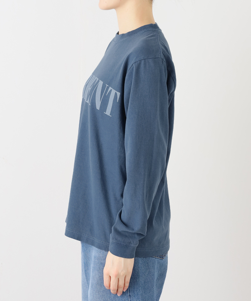 journal standard L'essage（ジャーナルスタンダードレサージュ）の「(CURRENT)プリントロングスリーブTシャツ（Tシャツ/カットソー・レディース・ホワイト/ネイビー・FREE）」の14枚目の写真