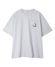 BOAT POCKET TEE SKYBLUE