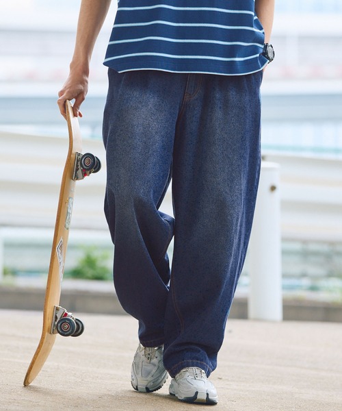 セール】【HECT】10.5oz 2Tuck Denim Carrot Pants / 10.5オンス 2