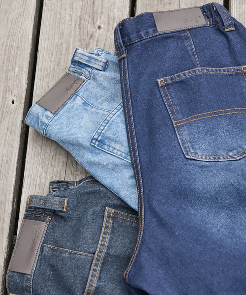 HECT(ヘクト)の「【HECT】10.5oz 2Tuck Denim Carrot Pants / 10.5オンス 2タックデニムキャロットパンツ〈速乾/ウォッシャブル/サステナブル素材〉(デニムパンツ・メンズ・ブラック/ネイビー/インディゴブルー/ライトインディゴブルー/ライトグレー・S/M/L)」の9枚目の写真