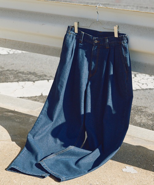 HECT】10.5oz 2Tuck Denim Carrot Pants / 10.5オンス 2タックデニム