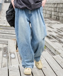 HECT（ヘクト）の「【HECT】10.5oz 2Tuck Denim Carrot Pants / 10.5オンス 2タックデニムキャロットパンツ〈速乾/ウォッシャブル/サステナブル素材〉（デニムパンツ）」