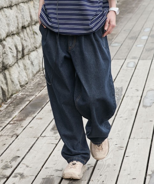 HECT】10.5oz 2Tuck Denim Carrot Pants / 10.5オンス 2タックデニム