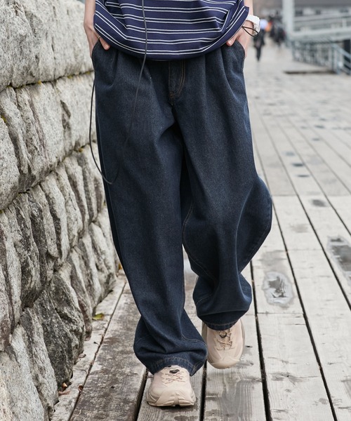 HECT】10.5oz 2Tuck Denim Carrot Pants / 10.5オンス 2タックデニム