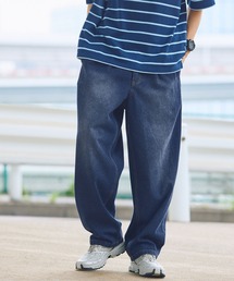 HECT（ヘクト）の「【HECT】10.5oz 2Tuck Denim Carrot Pants / 10.5オンス 2タックデニムキャロットパンツ〈速乾/ウォッシャブル/サステナブル素材〉（デニムパンツ）」