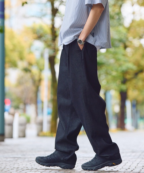HECT(ヘクト)の「【HECT】10.5oz 2Tuck Denim Carrot Pants / 10.5オンス 2タックデニムキャロットパンツ〈速乾/ウォッシャブル/サステナブル素材〉(デニムパンツ・メンズ・ブラック/ネイビー/インディゴブルー/ライトインディゴブルー/ライトグレー・S/M/L)」の15枚目の写真