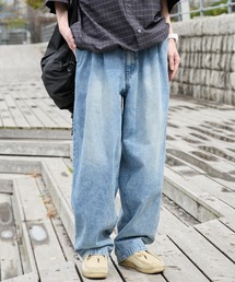 HECT（ヘクト）の「【HECT】10.5oz 2Tuck Denim Carrot Pants / 10.5オンス 2タックデニムキャロットパンツ〈速乾/ウォッシャブル/サステナブル素材〉（デニムパンツ）」