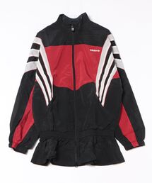 adidas（アディダス）の「adidas アディダス W SANTIAGO WOVEN TRACKTOP アウター KC9134 BLACK（その他アウター）」
