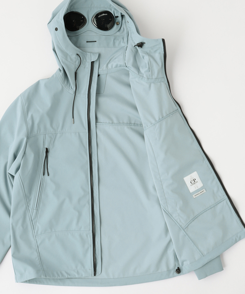 C.P. COMPANY（シーピーカンパニー）の「C.P.Company / シーピーカンパニー C.P. SHELL-R GOGGLE JACKET（ナイロンジャケット・メンズ・ブラック/ブルー系その他/カーキ・SMALL/MEDIUM/LARGE）」の5枚目の写真