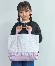 ROPE' PICNIC（ロペピクニック）の「【KIDS/キッズ】チェック×リボン柄レッスンバッグ（トートバッグ）」