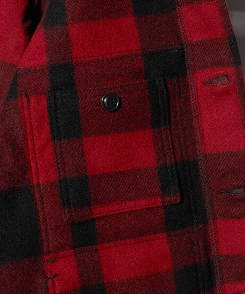 FILSON（フィルソン）の「＜FILSON＞ MACKINAW  CRUISER/アウター（その他アウター・メンズ・レッド・M）」の3枚目の写真