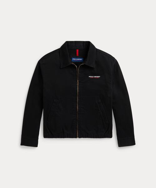 POLO RALPH LAUREN CHILDRENSWEAR(ポロ ラルフ ローレン チルドレンズウェア)の「Bayport Polo Sport コットン ジャケット(ブルゾン・キッズ・ブラック系1・S/M/XL/L)」の1枚目の写真