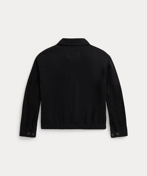 POLO RALPH LAUREN CHILDRENSWEAR(ポロ ラルフ ローレン チルドレンズウェア)の「Bayport Polo Sport コットン ジャケット(ブルゾン・キッズ・ブラック系1・S/M/XL/L)」の2枚目の写真