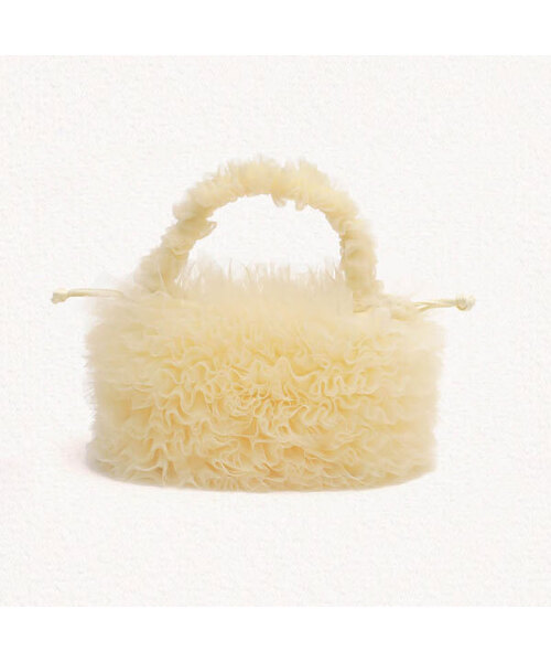 MAC MOC（マックモック）の「TUTU チュチュフローラルインスパイアロマンティックトートバッグ_5カラー（トートバッグ・レディース・ブラック/ライトグレー/ミント/レモンイエロー/クリーム・FREE）」の5枚目の写真