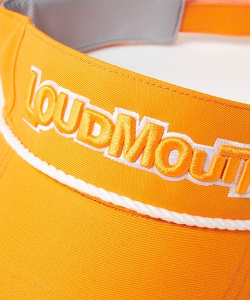 Loudmouth（ラウドマウス）の「LOUDMOUTH/ラウドマウス ゴルフウェア ロゴ 刺繍 サンバイザー（サンバイザー・メンズ・グリーン/ネイビー/イエロー/オレンジ・FREE）」の7枚目の写真