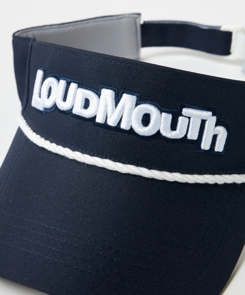 Loudmouth（ラウドマウス）の「LOUDMOUTH/ラウドマウス ゴルフウェア ロゴ 刺繍 サンバイザー（サンバイザー・メンズ・グリーン/ネイビー/イエロー/オレンジ・FREE）」の10枚目の写真