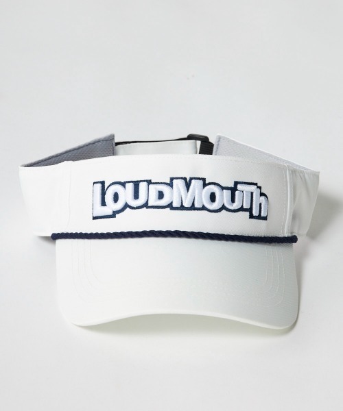 Loudmouth（ラウドマウス）の「LOUDMOUTH/ラウドマウス ゴルフウェア ロゴ 刺繍 サンバイザー（サンバイザー・メンズ・グリーン/ネイビー/イエロー/オレンジ・FREE）」の18枚目の写真